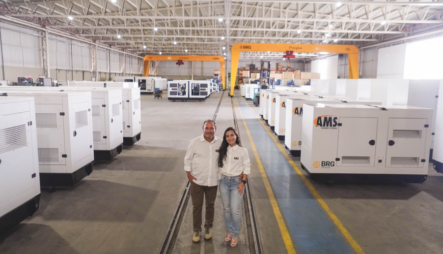 AMS Geradores visita a BRG para acompanhar novidades e fortalecer parceria comercial